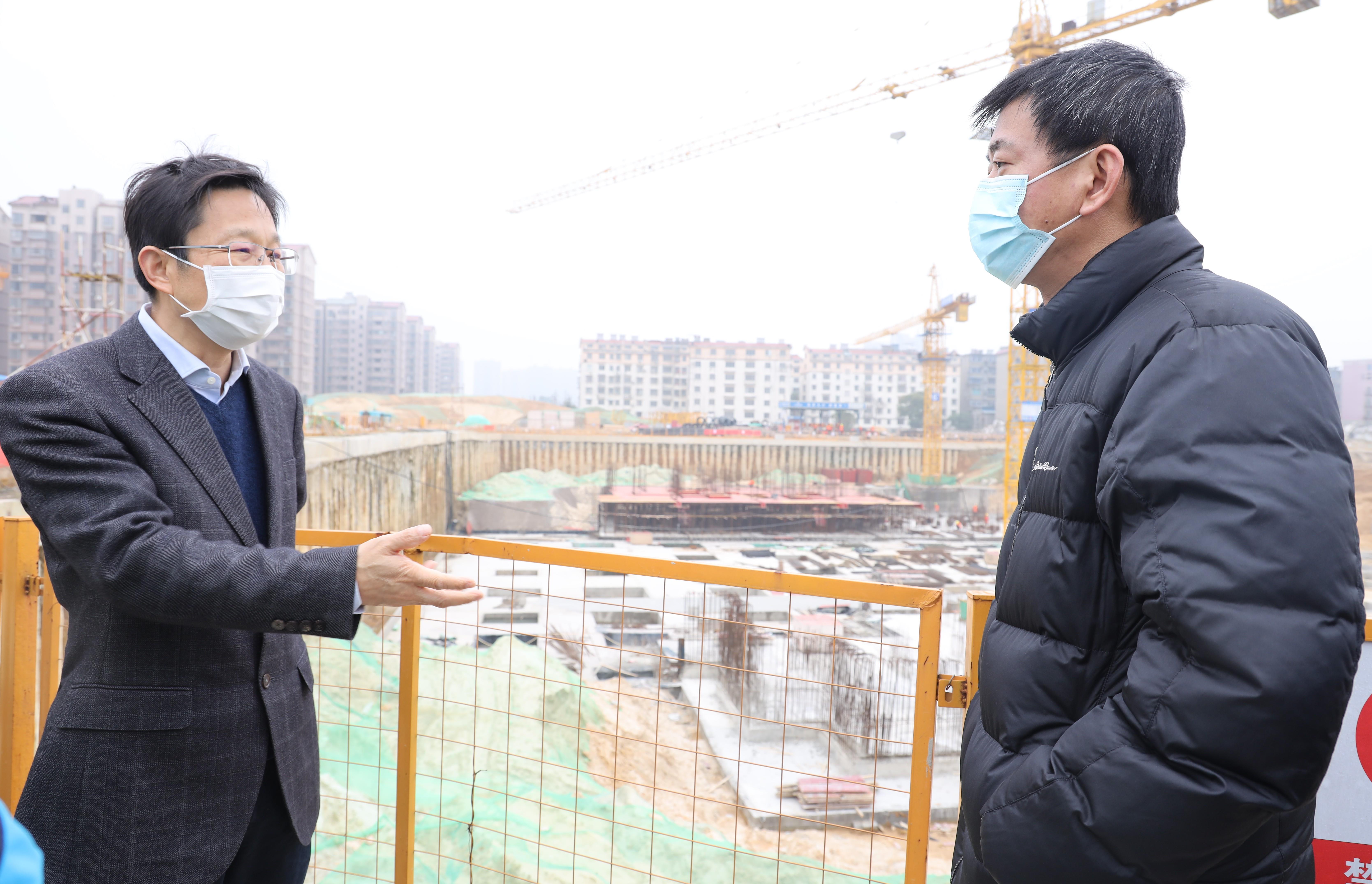 南昌市副市長宋鈾一行調(diào)研督導(dǎo)我司項(xiàng)目復(fù)工復(fù)產(chǎn)工作